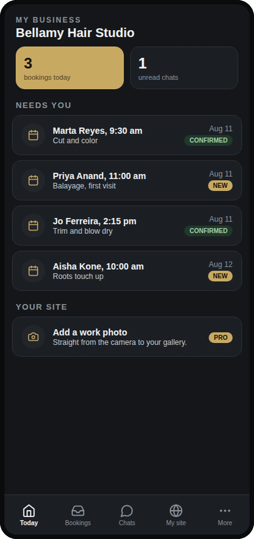 Today in InCommand: the bookings that need you